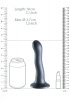 Wyprofilowane dildo do punktu g przyssawka strap-on 17 cm